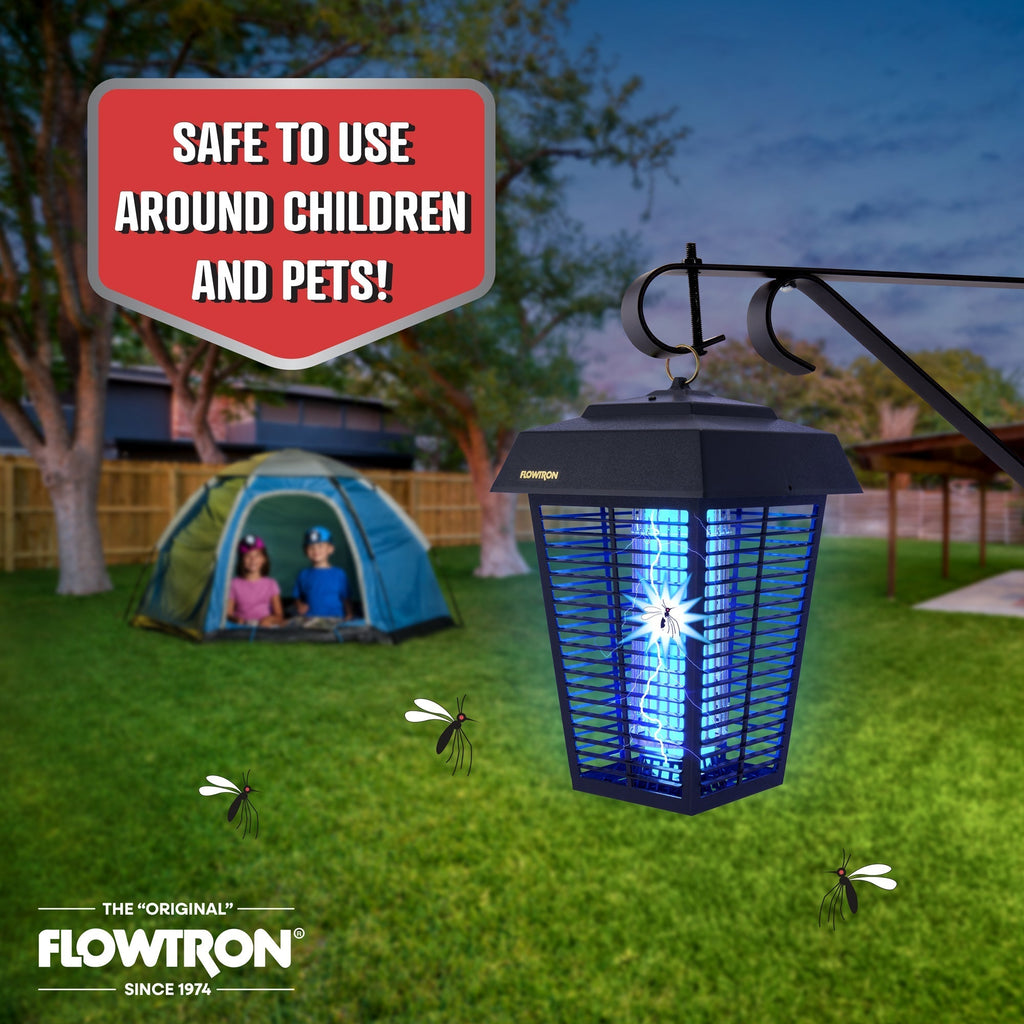 Flowtron Electric Bug Zapper 80W – Outdoor Pest Control, Garden Protection