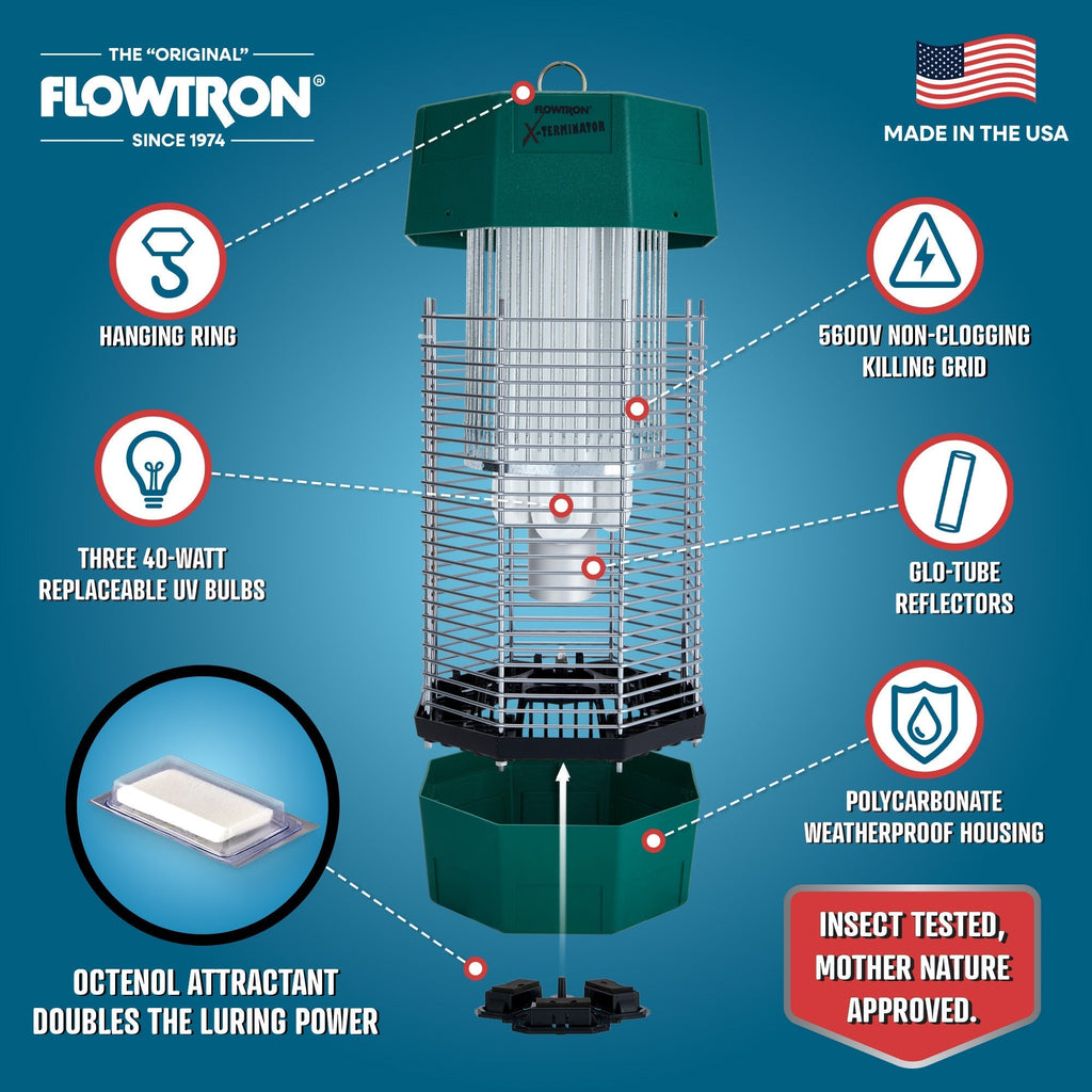Flowtron Outdoor Electric Bug Zapper 120W – Garden, Patio