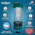 Flowtron Outdoor Electric Bug Zapper 120W – Garden, Patio