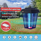 Flowtron Electric Bug Zapper 80W – Outdoor Pest Control, Garden Protection
