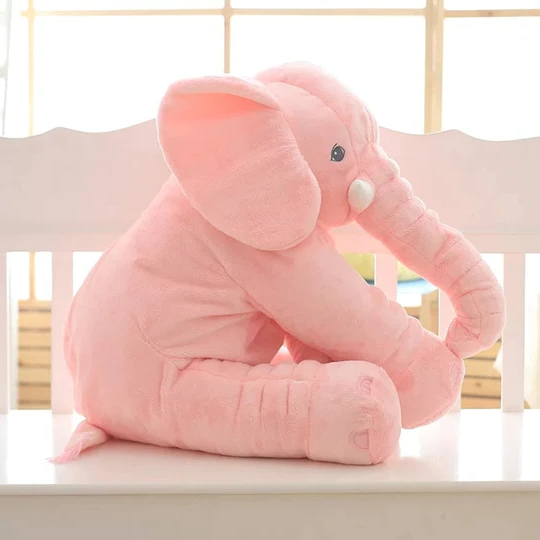 Baby Elephant Plush Pillow – Snuggle, Play, Gift, Nursery