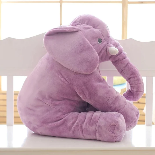 Baby Elephant Plush Pillow – Snuggle, Play, Gift, Nursery