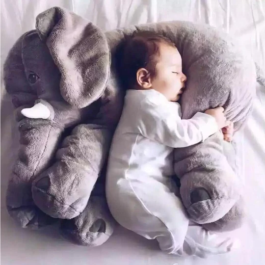 Baby Elephant Plush Pillow – Snuggle, Play, Gift, Nursery