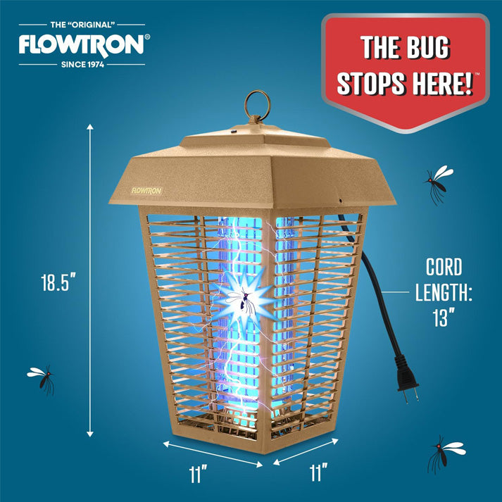 Flowtron Electric Bug Zapper 80W – Outdoor Pest Control, Garden Protection