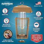 Flowtron Electric Bug Zapper 80W – Outdoor Pest Control, Garden Protection