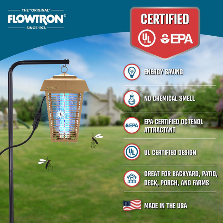 Flowtron Electric Bug Zapper 80W – Outdoor Pest Control, Garden Protection