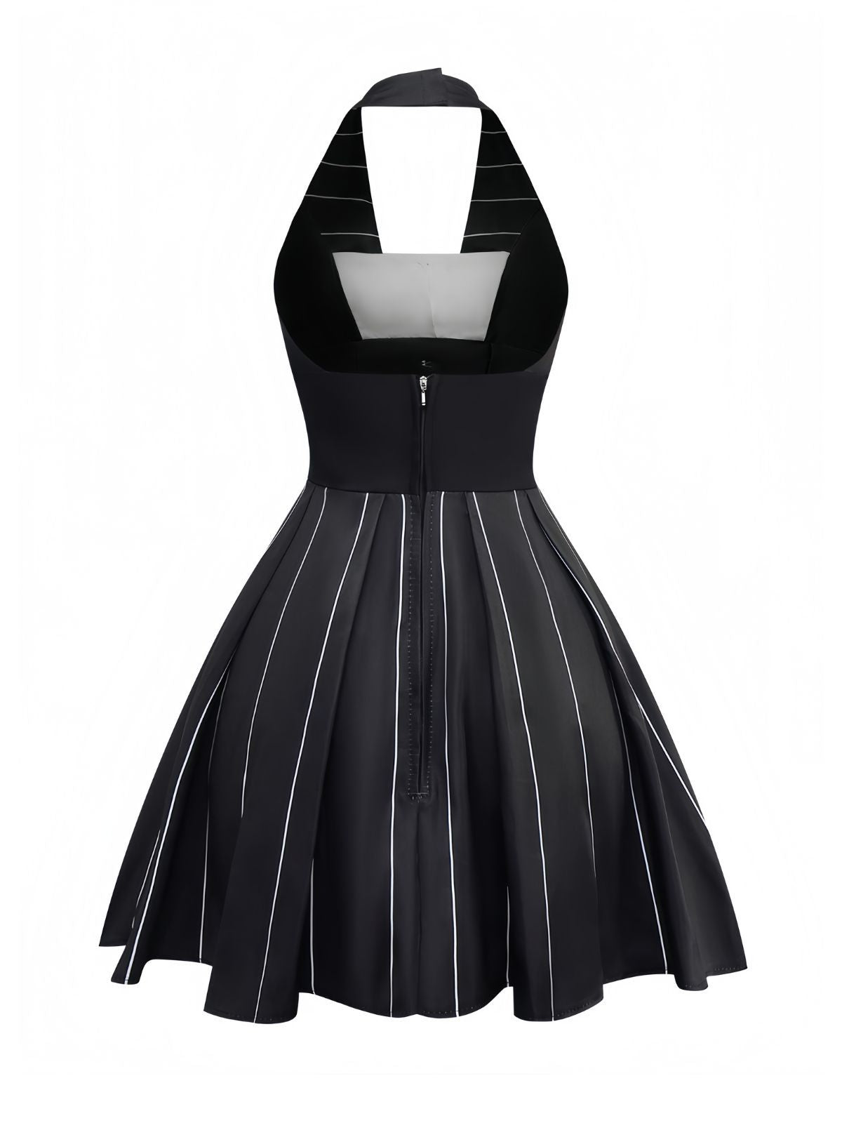 Batwing Striped Dress 60s – Casual Wear, Halloween Costume