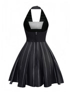 Batwing Striped Dress 60s – Casual Wear, Halloween Costume
