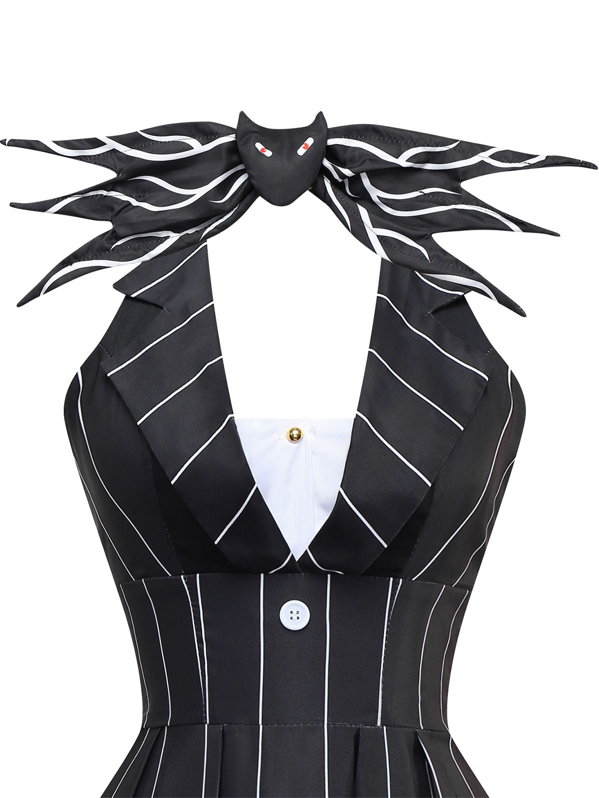 Batwing Striped Dress 60s – Casual Wear, Halloween Costume