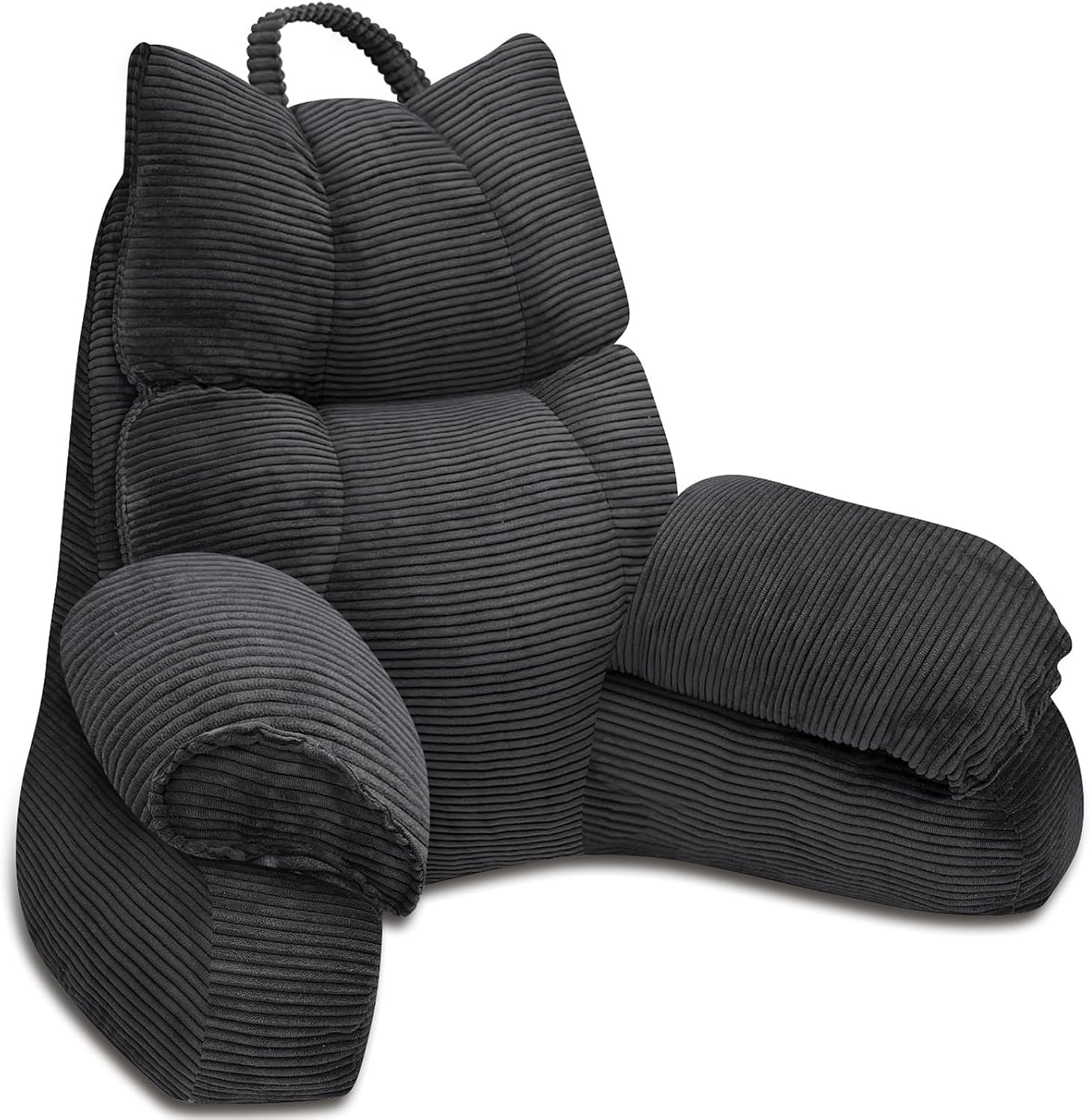 Bed Pillow with Memory Foam & Arm Support – Ideal for Reading, Gaming