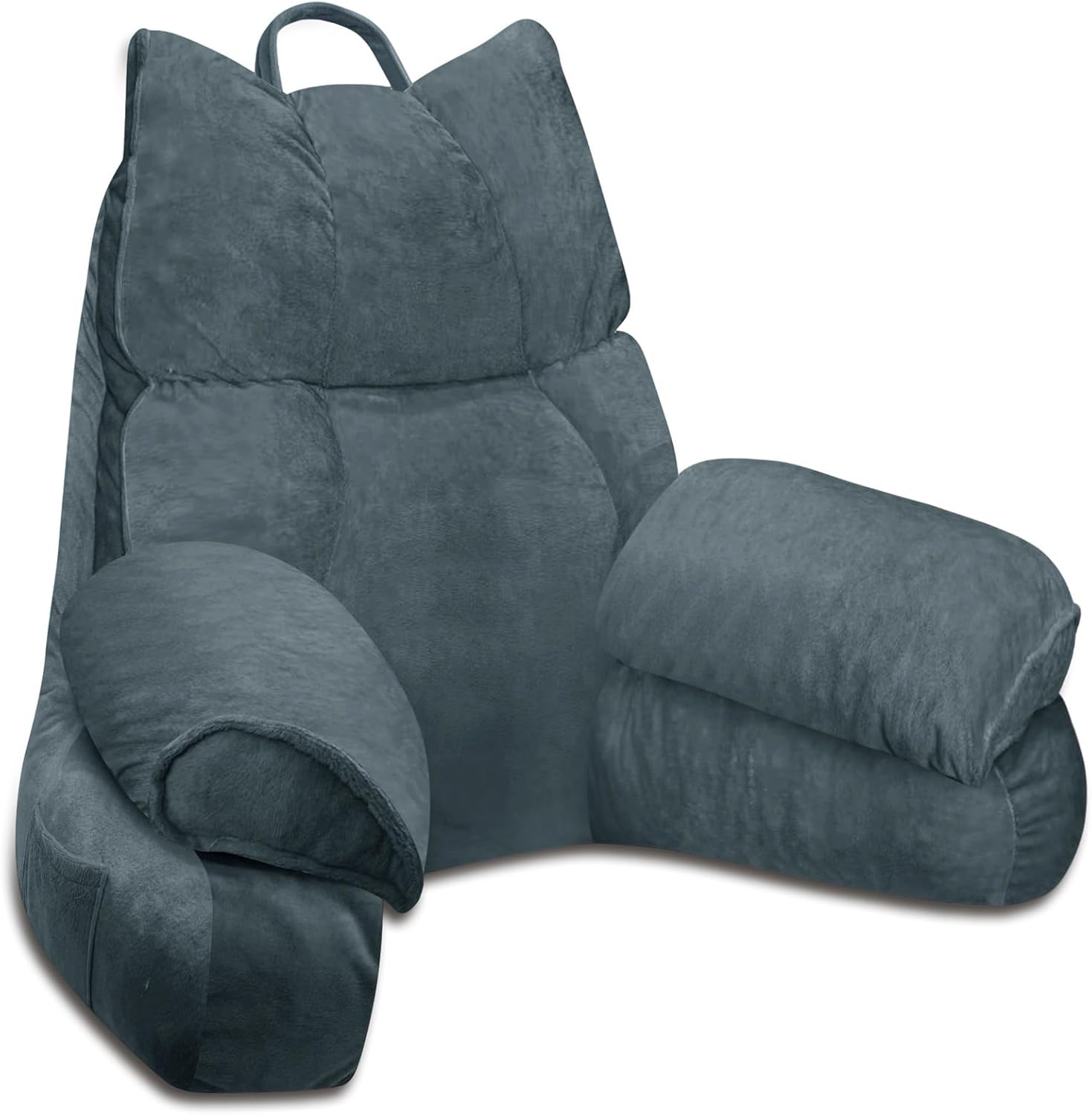 Bed Pillow with Memory Foam & Arm Support – Ideal for Reading, Gaming