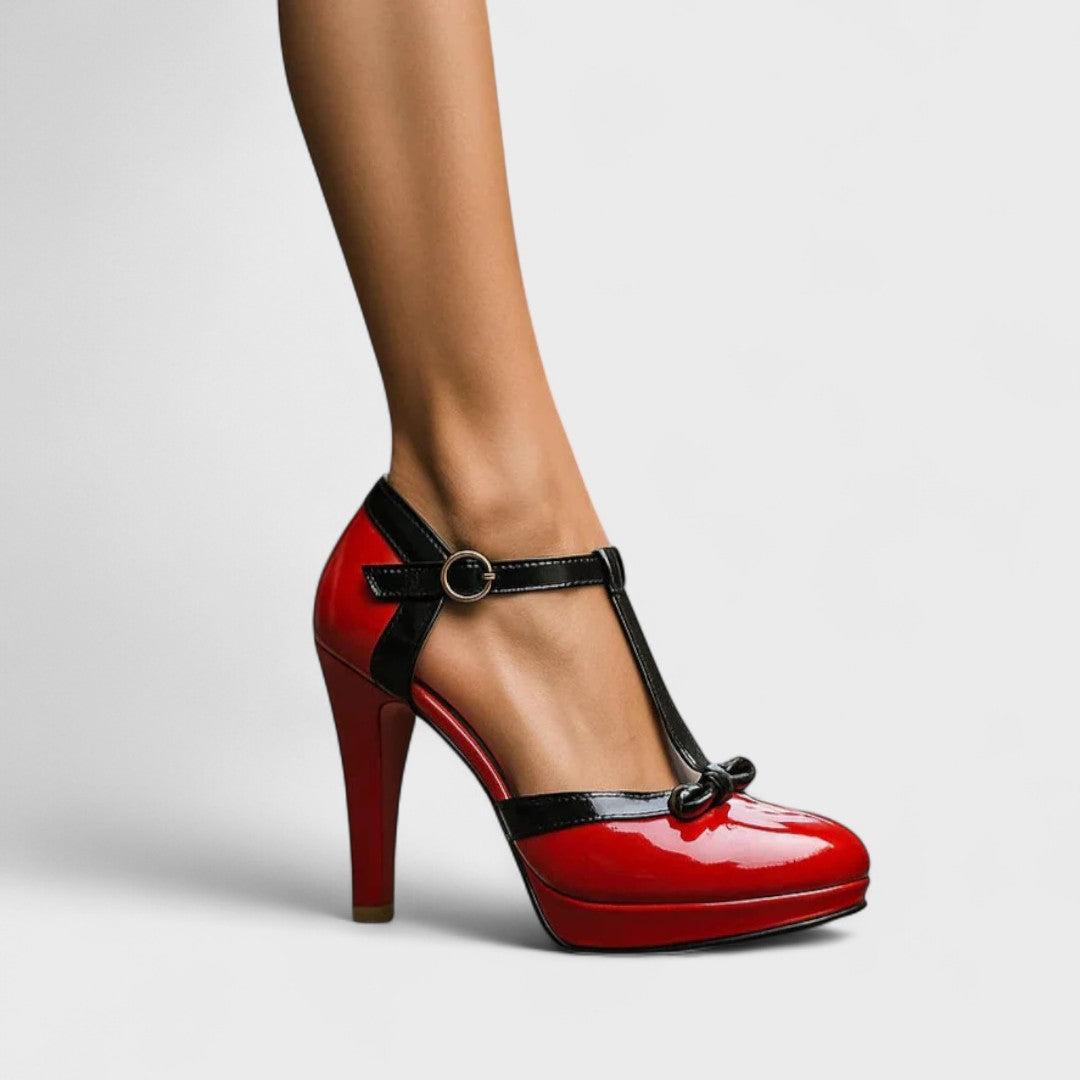 Black Orthopedic Heels for Women UK – Smart Casual Evening Wear, Office & Brunch
