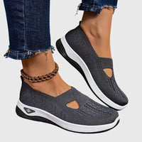 Black Orthopedic Slip-On Shoes for Women UK – Smart Casual Office Wear Evening