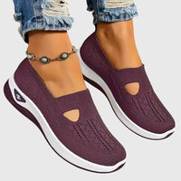 Black Orthopedic Slip-On Shoes for Women UK – Smart Casual Office Wear Evening