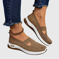 Black Orthopedic Slip-On Shoes for Women UK – Smart Casual Office Wear Evening