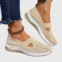 Black Orthopedic Slip-On Shoes for Women UK – Smart Casual Office Wear Evening