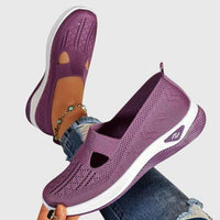 Black Orthopedic Slip-On Shoes for Women UK – Smart Casual Office Wear Evening