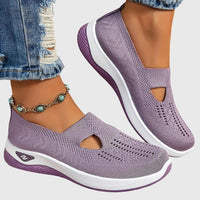 Black Orthopedic Slip-On Shoes for Women UK – Smart Casual Office Wear Evening