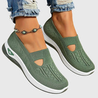 Black Orthopedic Slip-On Shoes for Women UK – Smart Casual Office Wear Evening