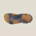 Black Orthopedic Vegan Leather Sandals Women UK – Smart Casual Holiday Wear Evening Footwear