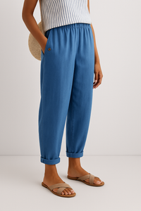 Black Trousers with Side Pockets Women UK – Smart Casual Office Wear Holiday Outfit
