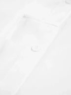 Blue Oversized Women's Shirt with Front Tied Belt UK – Smart Casual Office Holiday Wear
