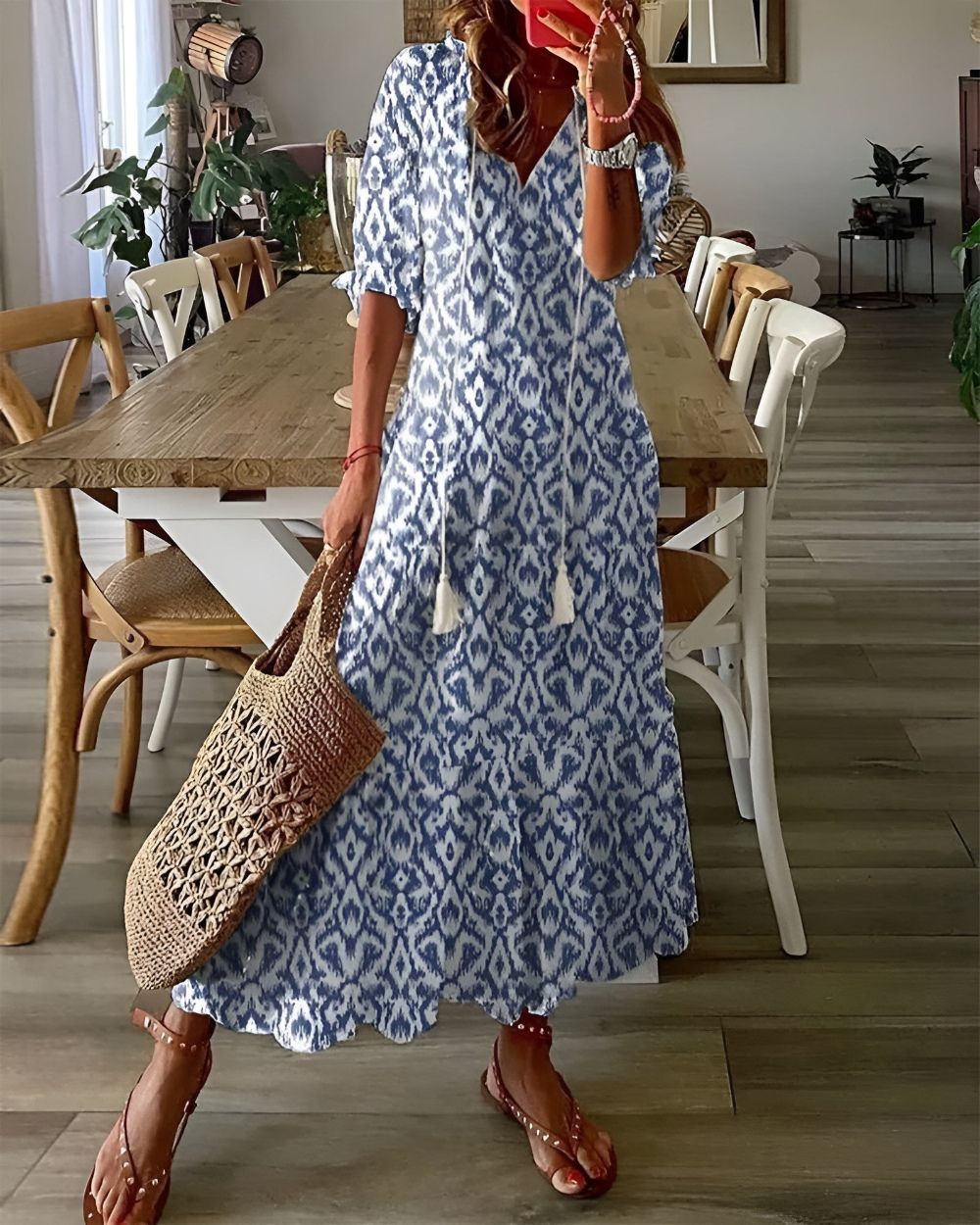 Boho Covering Dress | Lightweight Fabric | Casual Summer Wear