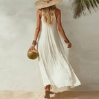 Boho Maxi Dress for Women | Flowy Summer Beach Dress in Lightweight Fabric