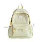 Bow-Embossed Casual School Backpack – Stylish, Everyday Use