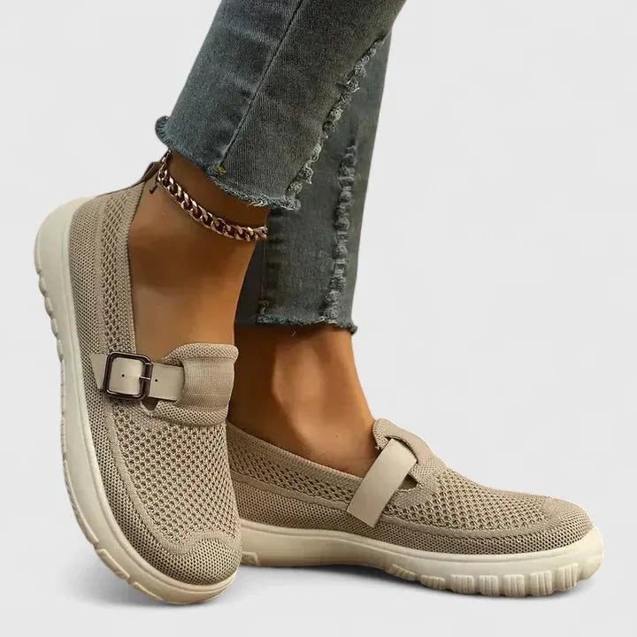 Brown Orthopedic Loafers for Women UK – Smart Casual Office Wear Evening