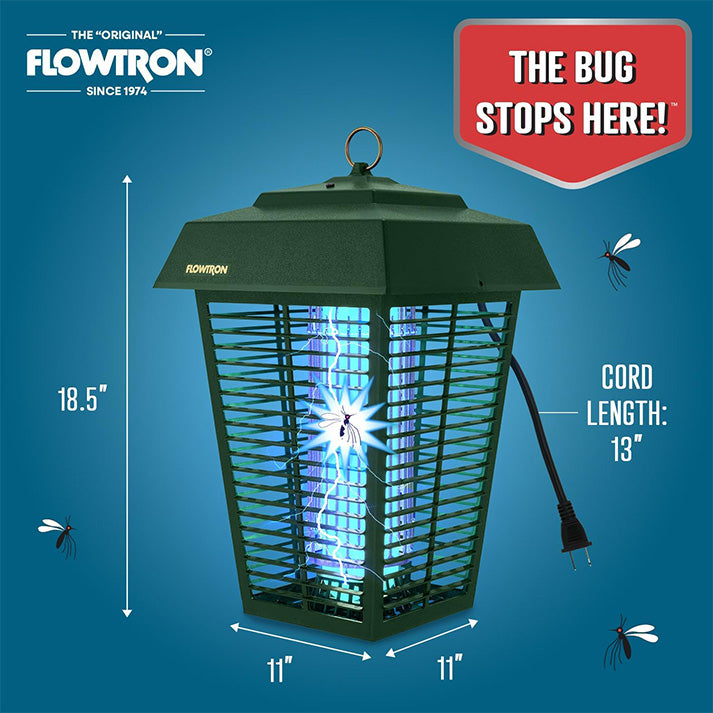 Flowtron Electric Bug Zapper 80W – Outdoor Pest Control, Garden Protection