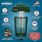 Flowtron Electric Bug Zapper 80W – Outdoor Pest Control, Garden Protection