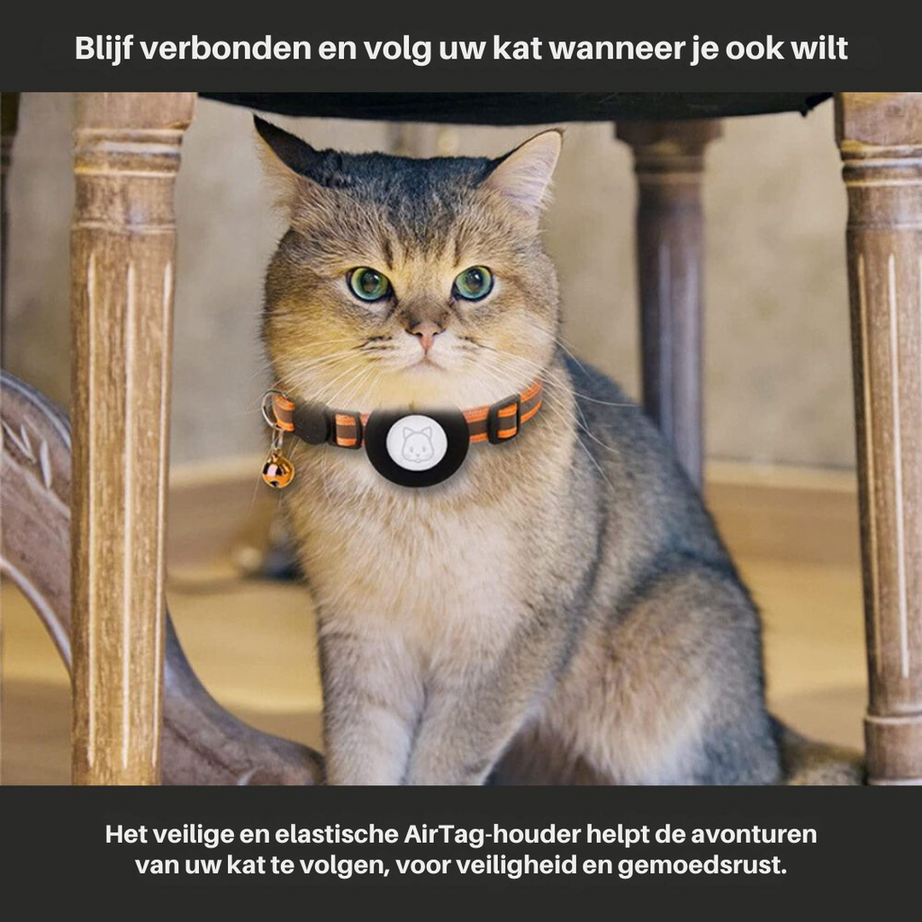 Cat GPS Tracker Collar with Reflective Design – Pet Safety, Outdoor Adventures