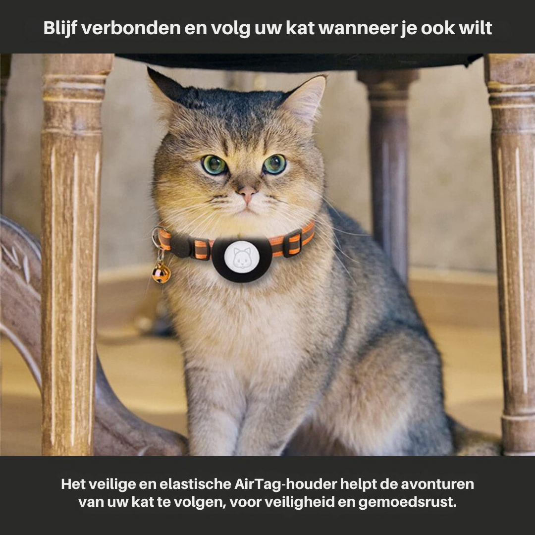 Cat GPS Tracker Collar with Reflective Design – Pet Safety, Outdoor Adventures