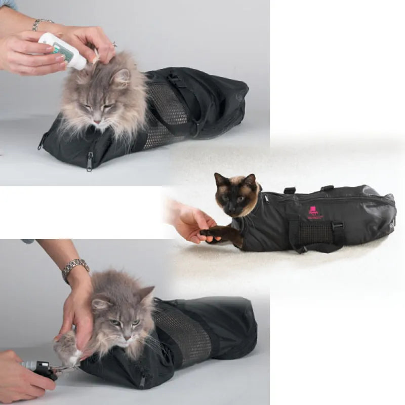 Cat Grooming Bag for Safe Claw Trimming – Pet Care, Grooming