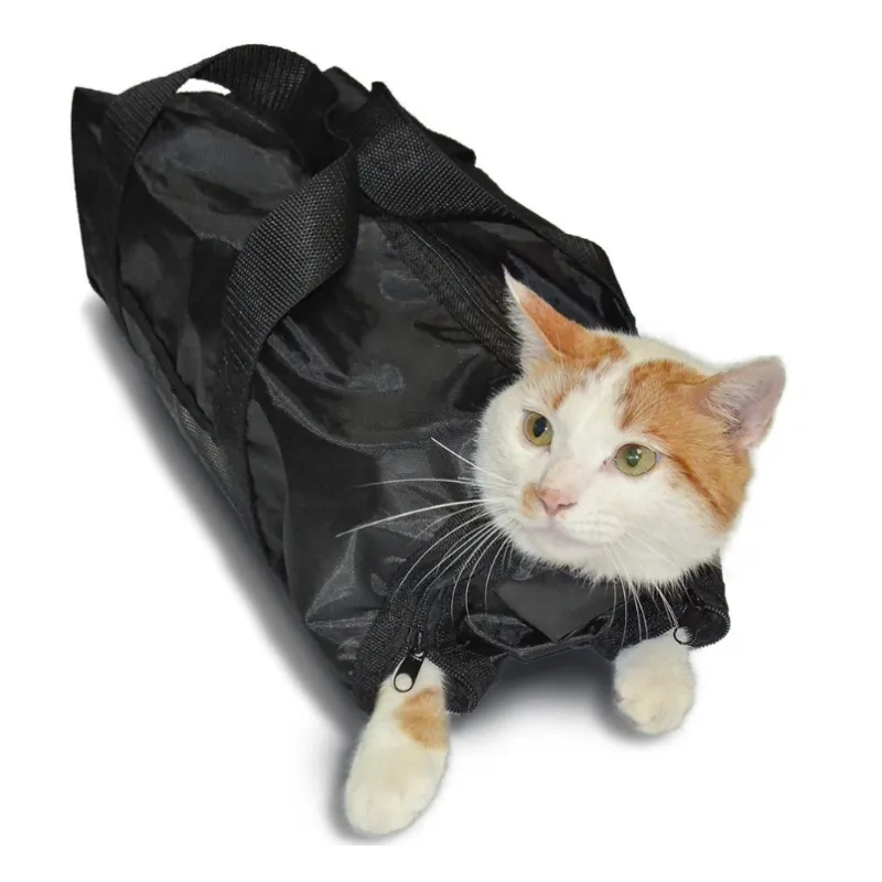 Cat Grooming Bag for Safe Claw Trimming – Pet Care, Grooming