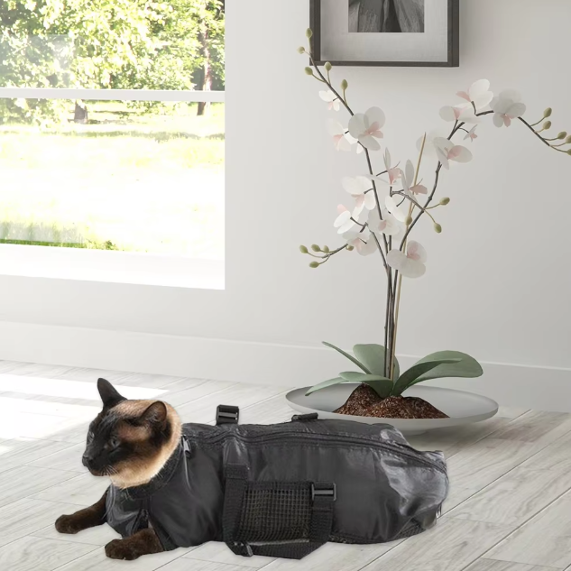 Cat Grooming Bag for Safe Claw Trimming – Pet Care, Grooming
