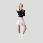 Cheerleader Costume Two-Piece Set with Crop Top and Pleated Skirt – Halloween, Cosplay