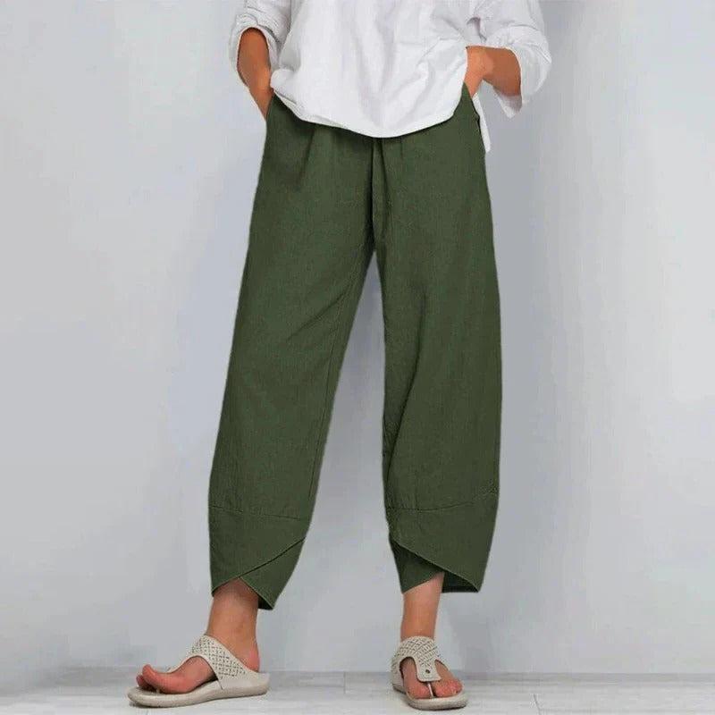 Chic Summer Trousers Women UK – Smart Casual Holiday Wear, Resort Outfit