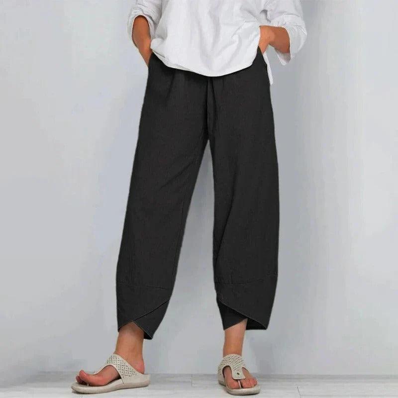 Chic Summer Trousers Women UK – Smart Casual Holiday Wear, Resort Outfit