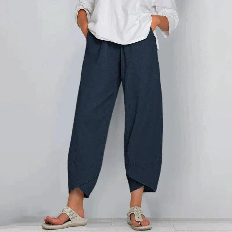 Chic Summer Trousers Women UK – Smart Casual Holiday Wear, Resort Outfit