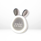 Children's Alarm Clock with LED Night Light, Silent Alarm – Sleep Aid, Gift for Kids