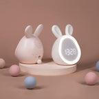 Children's Alarm Clock with LED Night Light, Silent Alarm – Sleep Aid, Gift for Kids