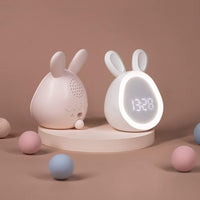 Children's Alarm Clock with LED Night Light, Silent Alarm – Sleep Aid, Gift for Kids