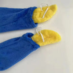 Children's Monster Costume Plush Jumpsuit with Hood – Halloween, Dress-Up