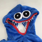 Children's Monster Costume Plush Jumpsuit with Hood – Halloween, Dress-Up