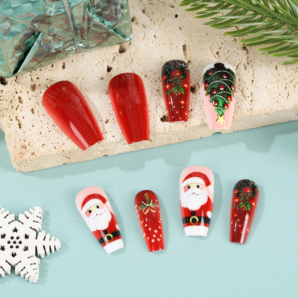 Christmas Art Nails – Gift, Festive Manicure