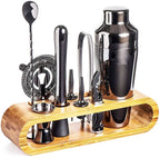 Cocktail Set Bar Kit – Metallic Finish, Mixology Essentials – Home, Gift