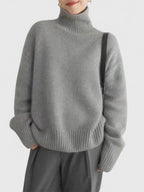 Women's Elegant Cardigan Sweater – Casual, Office