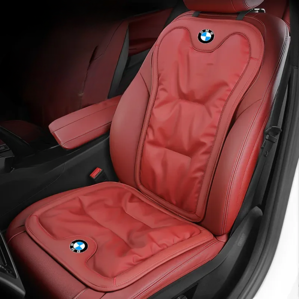 Comfort Car Seat Pad with Back Support & Cooling – Long Drives, Travel